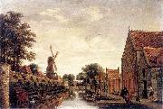 unknow artist The Delft City Wall with the Houttuinen oil painting picture wholesale